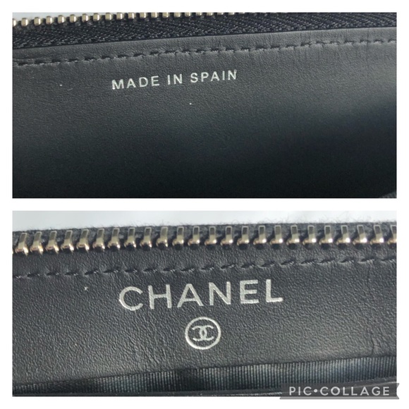 Auth Chanel patent leather zip around wallet - Picture 17 of 17